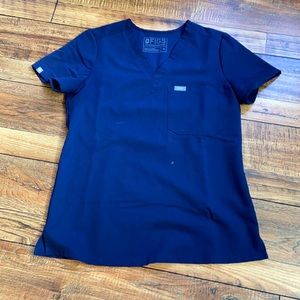 FIGS “Navy Blue” Catarina top